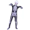 Läskig zombie kostym barn skelett skalle kostym cosplay purim halloween kostym för barn vuxen Q0910
