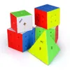 Qiyi Magnetic Series 3x3 Pyramid Magic Cube Professional Magic Cube Twisty Speed Puzzle Educational Toys Supplies