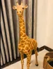 Simulato animale giraffa zebra Oggetti decorativi grande decorazione del pavimento accanto al divano mobile TV nel soggiorno