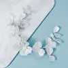 Miallo Bridal Wedding Headband Flower Pearl Hair Accessories for Women Jewelry Party Bride Headpiece Bridesmaid Gift 2107074969956