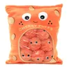 Plushies bagged pudding leksaker fyllda mini plysch dockor kudde en väska med kakor puffar bönor kawaii animation kudde tjejer gåva h0824