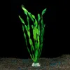 Aquarium Grasina acuática Fish Fish Bottom Folle Dancing Plant Plant Adorno Azul de plástico rojo verde decoraciones de plástico rojo