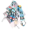 20 sztuk / partia J2806 Cartoon Penguin Lanyard Karta ID Odznaka Brelok Holder Klucze Kluczy Akcesoria Prezent