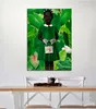 Ruud van Empel Standing In Green Painting Poster Print Home Decor Framed Or Unframed Popaper Material9827808