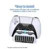 2023 drahtlose Tastatur Für Controller Bluetooth Externe Tastatur Chat Stimme Tastatur Für Playstation 5 Gamepad G220304