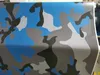 Kar Camo Vinil Siyah Gri Mavi Kamuflaj Desen Sticker Wrap Hava Sarma Için Hava-Release Yapışkan Film Yaprakları