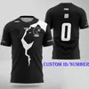 Męskie Koszulki CSGO Furia Player Team Jersey Uniform Custom ID Nazwa Numer T Shirt Dla Kobiet Mężczyźni Tshirts Fani gry Summer Tops Tee Odzież