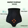 Hög midja Body Shaper Andningsbara trosor Slimming Underkläder Kvinnor Midja Trainer Formande Underkläder Butt Livlare ShapeWear Shorts 211112