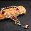 Beaded Strands Qing Dynasty Same Style Bracelet Of Queen Natural Clear Crystal 18 Eighteen Beads Prayer Bracelets Women's Ac2991