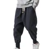 Pantaloni da uomo Uomo Donna Casual Tasche con coulisse Cavallo basso Pantaloni lunghi larghi Harem per l'uso quotidiano