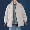 LISIBLE Casual Oversize Veste d'hiver Femmes Stand Col épais Teen Gril Femme Manteau Lâche Parkas Veste d'hiver d'automne pour femme 211130