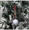 Décorations d'arbre de Noël Buffalo Plaid Peluche Gnome Poupée Pendentif Suspendu Ornement Nouvel An Fête Fournitures XBJK2110