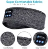 Bezprzewodowe słuchawki słuchawki senny zestaw słuchawkowy Bluetooth Head Bezprzewodowa muzyka sportowa opaska na głowę wbudowane w Sleep Music Eye Mask6824440