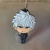 Klassisk tecknad Jujutsu Kaisen Keychain PVC Anime Figur Keyring Double Side Key Chain Bags Fans Fans Kolltangenter Holder Gift4313399