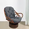 Kudde / dekorativ kudde Texturerad Rattan Swivel Rocking Chair Cushion, 48 "x 24", Patio Furtable Pads