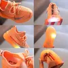 子供たちの靴は男の子の女の子の子供のための輝くスニーカーを導きましたLed発光メッシュスポーツカジュアルシューズ赤ちゃん女の子ファッションLEDの靴G1025