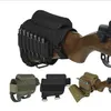Adjustable Tactical Butt Stock Rifle Cheek Rest Pouch Bullet Holder Nylon Riser Pad Ammo Cartridges Bag For Army Hunting Molle Bul7793981