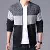 Autumn Winter Fashion Mens Sweaters Patchwork gebreide vest Coard Coats Brand kleding Man's Knitwear Sweaterjagen Tops bovenkleding 210804