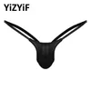 Mens Swimwear Lingerie Jockstrap Bikini Thong G-string Underwear Low Rise Open Back Stretch Briefs Men's