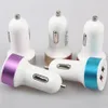 Dual USB-порты 2.1a Metal Car Cale Chareger Charger Close Close Micro Plug Adapter