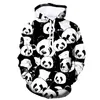 Erkek Hoodies Sweatshirts Panda Dijital Baskı Komik Hoodie Sweatshirts Hip Hop Sonbahar Kış Külverleri