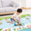 Su geçirmez bebek oyun mat bebek odası dekor ev katlanabilir çocuk tarama mat çift taraflı çocuklar halı köpük halı oyunu Playmat 210320