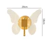 New LED Butterfly Wall Lamp Indoor Lighting Lampras Home Bedroom Bedside Living Room Decoration Staircase Light