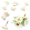 90 pièces Double têtes bricolage artificielle Mini perle fleur étamine Pistil étamine florale fruit cerise pour mariage décoration de noël