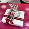 Luxury Fashion Bracelet Double Ring Nail with Ring Copper Zircon Bracelet Wedding Party Dubai Jewelry B0880 Q0720