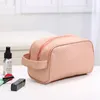 Borse da toilette impermeabili in PU Borse da viaggio in pelle Cosmetic Bag Organizer Trucco da donna Neceser Custodia per il trucco Custodie di bellezza