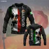 Men039s Hoodies Sweatshirts Mexikansk örnflagga 3D Print Zipper Hoodie Man Female Pullover Sweatshirt Hooded Jacket Jersey Tra3828474