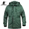 MeGe Märke M65 Militär Camouflage Man Kläder US Army Tactical Mäns Windbreaker Hoodie Field Jacket Outwear Casaco Masculino 211217