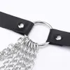 Punk Leather Waist Chains Rave Layered Body Chain Fashion Belts Festival Accessories Jewelry for Women and Girls