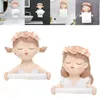 Toilet Paper Holders Decorative Cute Girl Holder Towel Rack Wall Mounted Bathroom Kitchen Roll Tissue