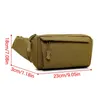 Stuff Sacks Tactical Waist Bag Fanny Pack Minite Pouch Telefon Män Bröst Axel Utomhus Daypack Organizer för shopping