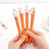 50pcs penne gel 1 pz bella creativa cartone animato carota per bambini regalo novità cancelleria coreana materiale scolastico per ufficio