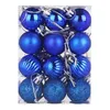 Feestdecoratie 24 pc's creatief schattig kerstfestival boom decor ball fantastisch ornament hangende ballen naar huis