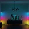 Lampadaire moderne Dimmable RGB Coin Chambre Atmosphère Intérieur Décoration Stand Contrôle de la lumière par APP ou à distance