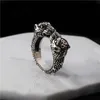 Mens Ring Luxury Designer Womens Animal Tiger Rings Fashion Band Rings Lady Women Party Wedding Lovers Gift Engagement Jewelry 2203033D