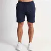 Verano para hombre Pantalones cortos delgados Moda Casual Gimnasios Jogger Entrenamiento Playa Pantalones cortos Ropa deportiva 210622