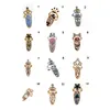 Enkel stil Ring Personlighet Bälte Diamant Nail Art Rings