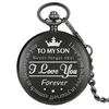 Pocket Watch Necklace English Word European and American Fashion Letters Manufactures Sales Direct