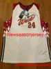 Stitched 2007 All Star West Jersey Mvp #24 Embroidery Jersey Size XS-5XL Custom Any Name Number Basketball Jerseys