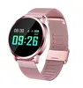 Q8 OLED Bluetooth Smart Watch roestvrij staal waterdicht draagbaar apparaat smartwatch polsWatch Men Women Fitness Tracker Sleep Monitor2718