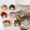 Kina Online Game Genshin Impact Brooch Pin Cosplay Badge Tillbehör till Kläder Ryggsäck Dekoration Ganyu Keqing Fans rekvisita G1019