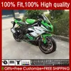 川崎忍者600cc ZX 6R 6 R 636 600 CC 2009-2012 13NO.32 ZX600 ZX636 ZX6R09 10 11 12 ZX-636 ZX-636 ZX600C ZX-6R 2009 20110 2011 2012 OEM Bodys White Green