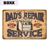 Dad039s Garage Pin Up Girl Route 66 Tin Signs Metal Poster Art Wall Decoration Pub Bar Cafe Home Decor Vintage Iron Craft YI087537894