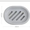 플라스틱 비누 접시 더블 데크 욕실 비누 홀더 휴대용 배수 작은 녹색 bule 4 5ss Q2