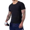 Men Heat Trapping Shirt Gym Workout Sweat Weight Loss Stomach Wrap Fajas Sauna Fitness Vest Slim Body Shaper