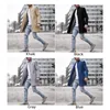 Mäns ullblandningar 2021 Mens Coats Casual Winter Fashion Streetwear Man Långärmad Lapel Solid Overcoats Trench Coat Plus Storlek S-3XL